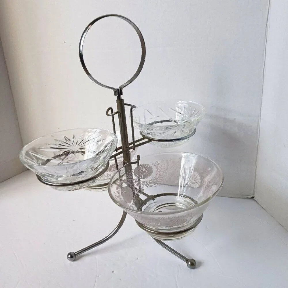 Mid-Century 5pcs Condiment Serving Set